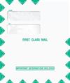 First Class Mail Double Window Envelope