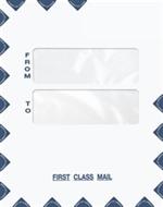 First Class Mail Double Window Envelope