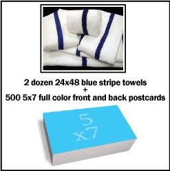 Towels and Postcards Combo