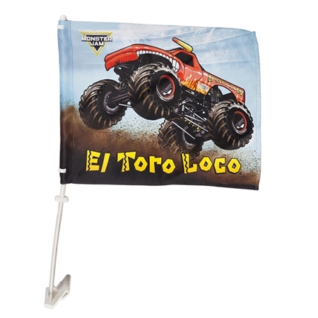 El Toro Loco Car Flag