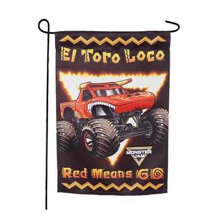 El Toro Loco Garden Flag