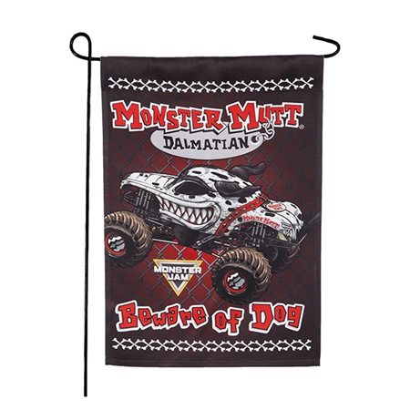 Monster Mutt Dalmatian Garden Flag