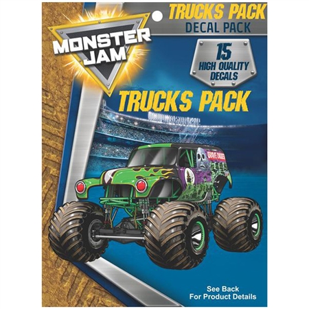 Monster Jam Trucks Decal Pack