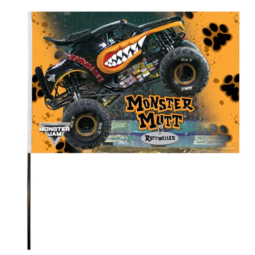 Monster Mutt Rottweiler Flag (14x22 in)