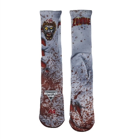 Zombie Face Casual Socks - Youth