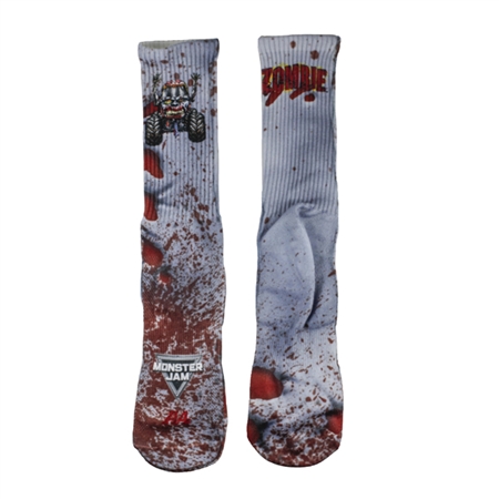 Zombie Truck Casual Socks - Youth