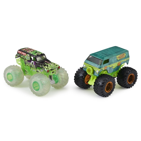 1:64 Grave Digger and Mystery Machine Duo