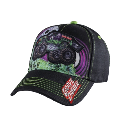 Grave Digger Tombs Patch Youth Cap