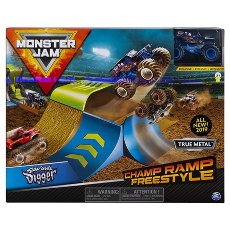 Champ Ramp Freestyle Playset with 1:64 Son-Uva Digger