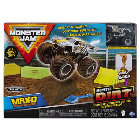 Monster Dirt Deluxe Set with 1:64 Max-D