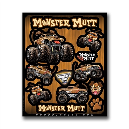 Monster Mutt Decal Sheet