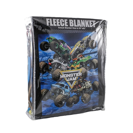 Monster Jam Fleece Blanket