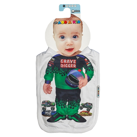 Grave Digger Toddler Bib