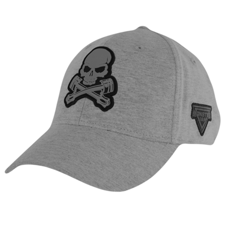 Grave Digger Grey Skull Cap