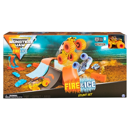 Monster Jam Fire & Ice Stunt Set