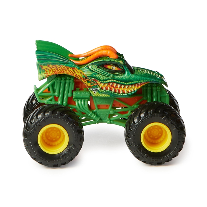 Hot Wheels Monster Trucks Creature 3-Pack, 3 Toy Trucks For Kids 3 Years  Old & Up