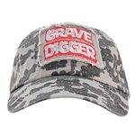 Grave Digger Silhouette Camo Cap