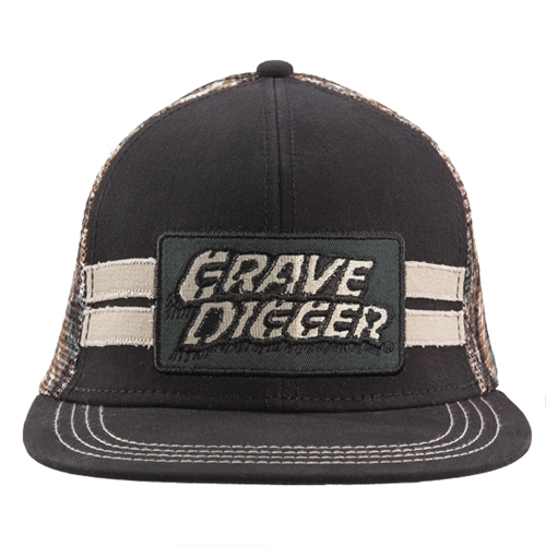 Grave Digger Stripe Camo Cap