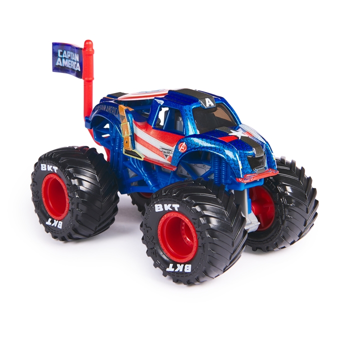 1:64 Captain America - Marvel Monster Jam - Series 1