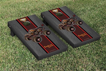 Monster Jam Captains Curse Cornhole Game Set Onyx Stained Version