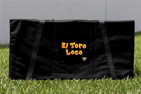 Monster Jam El Toro Loco Black Cornhole Carrying Case