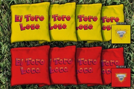 Monster Jam El Toro Loco Yellow Replacement Cornhole Bag Set (Corn-Filled)