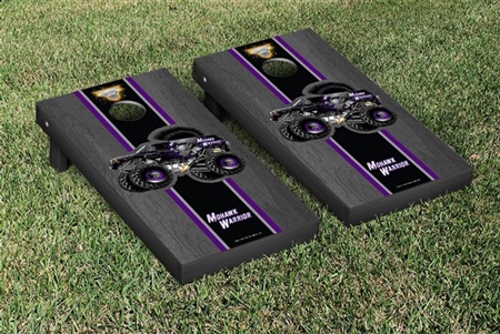 Monster Jam Mohawk Warrior Cornhole Game Set Onyx Stained Stripe Version