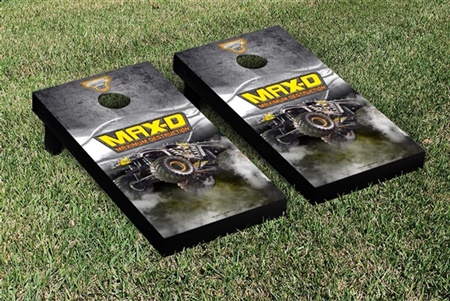 Monster Jam Max D Cornhole Game Set Smoke Version