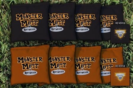 Monster Jam Monster Mutt Rottweiler Replacement Cornhole Bag Set (All-Weather)