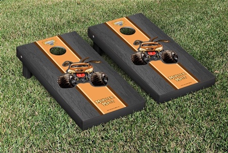 Monster Jam Monster Mutt Cornhole Game Set Onyx Stained Version