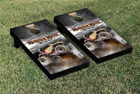 Monster Jam Monster Mutt Rottweiler Cornhole Game Set Smoke Version