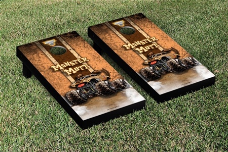 Monster Jam Monster Mutt Cornhole Game Set Vintage Version