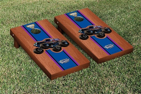 Monster Jam Son Uva Digger Cornhole Game Set Rosewood Stained Version