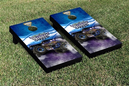 Monster Jam Son Uva Digger Cornhole Game Set Smoke Version