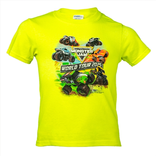 Monster Jam 2025 Tour Youth Tee