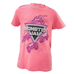 Monster Jam Neon Pink Youth T-Shirt