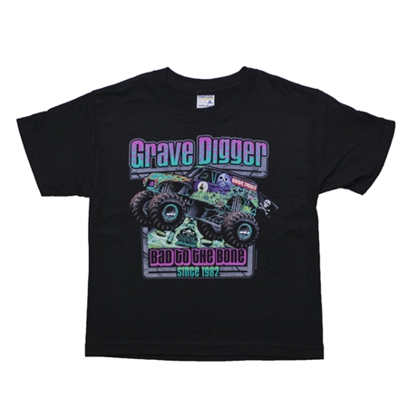 Grave Digger Retro Youth Tee