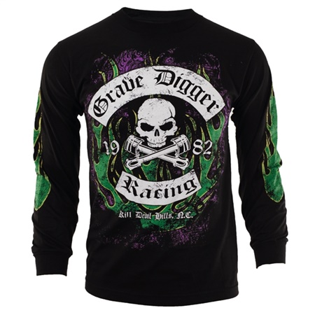 Grave Digger Rockers Long Sleeve Tee