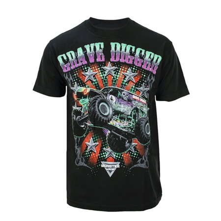 Grave Digger Stars Tee