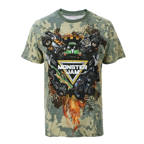 Monster Jam Series 2017 Camo Tee