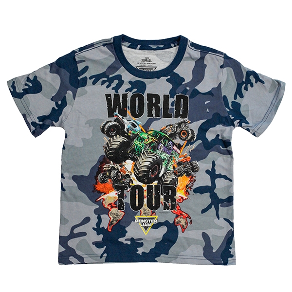 Blue Camo World Tour Youth Tee