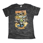 Monster Jam 2022 Camo Youth Tee