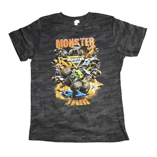 Monster Jam 2022 Camo Youth Tee