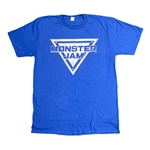 Monster Jam Distressed Blue Tee