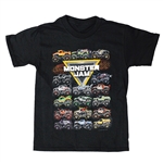 Monster Jam Collector Black Youth Tee