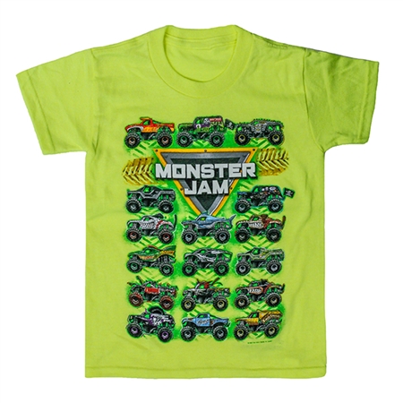 Monster Jam Collector Black Youth Tee