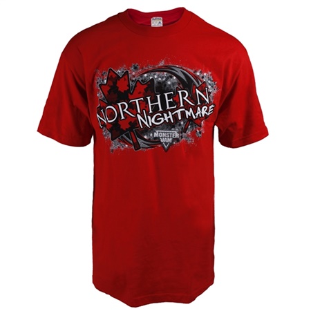 Northern Nightmare Champ Red Tee