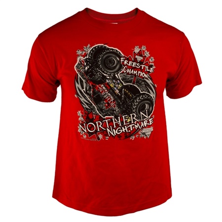 Northern Nightmare Champ Red Youth Tee