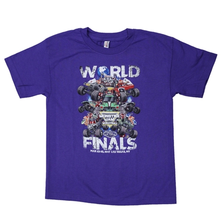 World Finals XVIII Grunge Purple Youth Tee