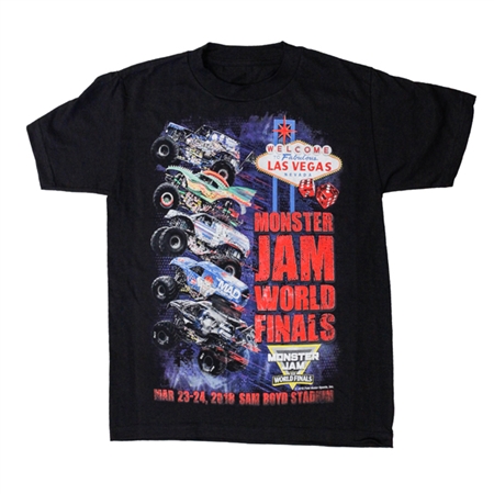 Monster Jam World Finals Wheelie Youth Tee